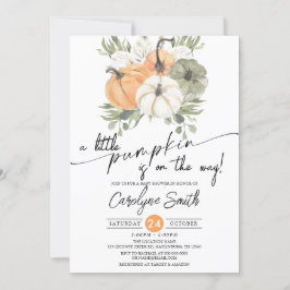 Einladung von Little Pumpkin Fall Baby Shower