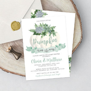 Einladung von Little Pumpkin Fall Baby Shower