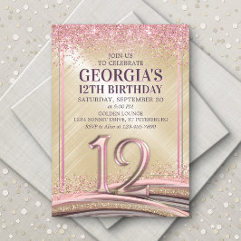 Einladung von Mädchen zum 12. Geburtstag