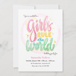 Einladung von Mädchen zur Geburtstagspartei