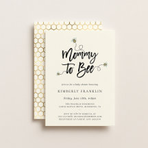 Einladung von Mama zu Baby-Dusche