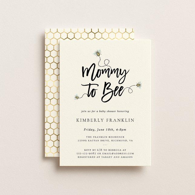 Einladung von Mama zu Baby-Dusche (Von Creator hochgeladen)