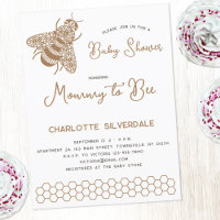 Einladung von Mami zu Bee Baby Shower