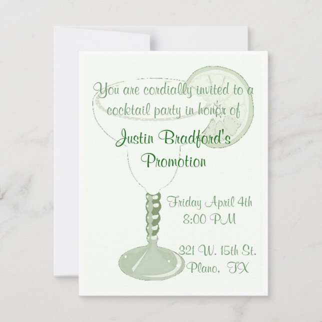 Einladung von Margarita (Vorderseite)