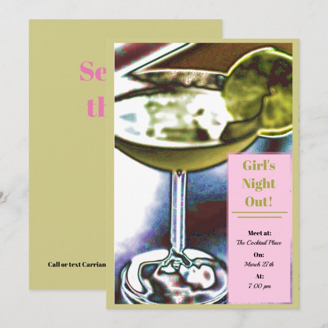 Einladung von Margarita (Vorne/Hinten)