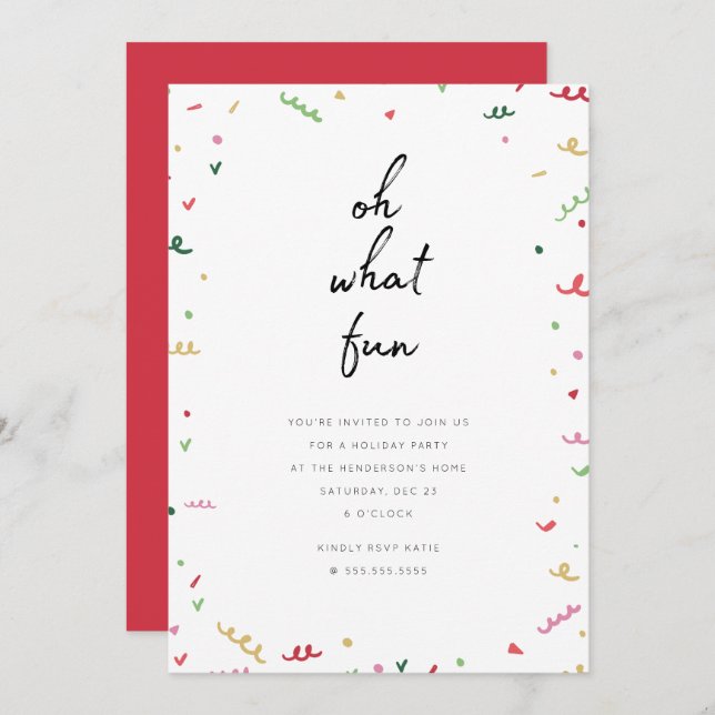 Einladung von Memphis Holiday (Vorne/Hinten)