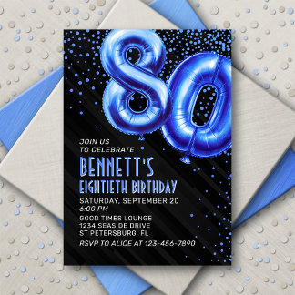 Einladung von Mens Blue zum Geburtstag