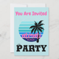 Einladung von Miami Beach