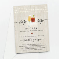 Einladung von Mimosa und Bloody Mary Bridal Dusche