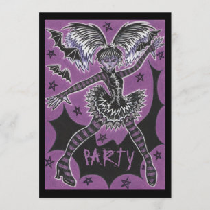 Einladung von Miss Teen Halloween-Party
