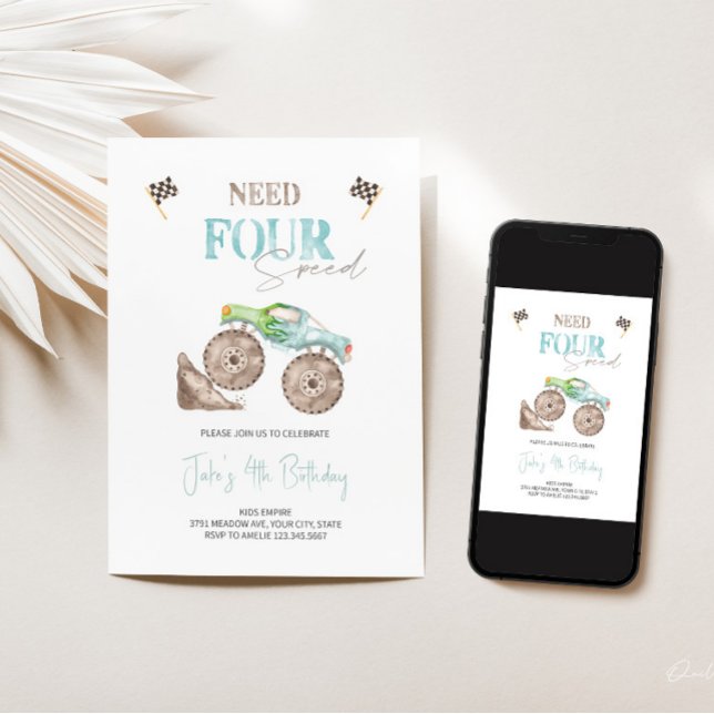 Einladung von Need VIUR Speed Blue Monster Truck (Von Creator hochgeladen)