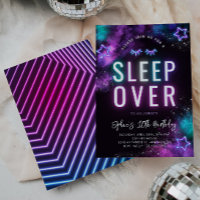 Einladung von Neon Sleepover | PARTY