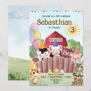 Einladung von Nutztieren zum Geburtstag