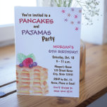 Einladung von Pancake zum Geburtstag<br><div class="desc">Organisieren Sie eine Geburtstagsfeier mit Pancakes und Pjamas - es macht Spaß für alle!</div>