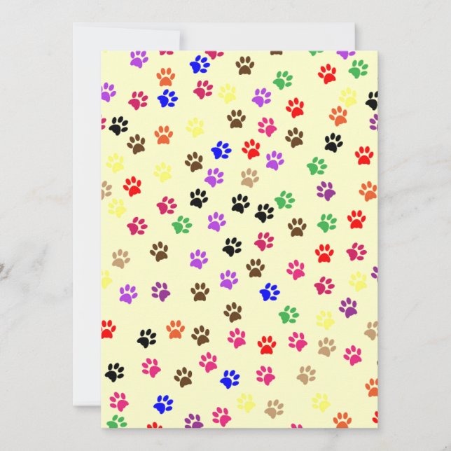 Einladung von Paws (Vorderseite)