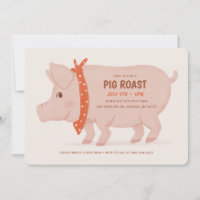Einladung von Pig Roast