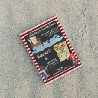 Einladung von Pirate Birthday