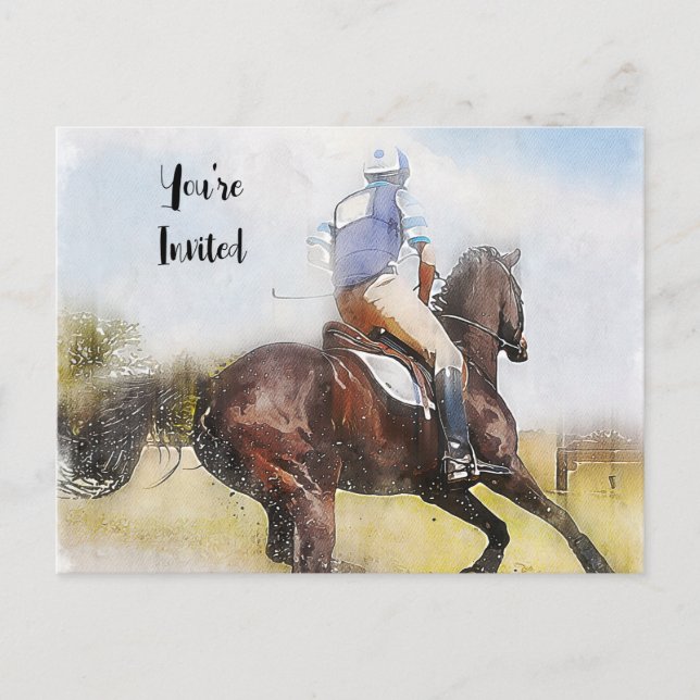 EINLADUNG VON POLO MATCH (Vorderseite)