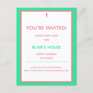 Einladung von Preppy Birthday