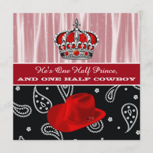 Einladung von Prince and Cowboy Baby