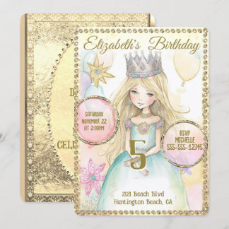 Einladung von Princess Fairy Birthday