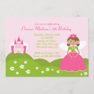 Einladung von Prinzessin Birthday Party
