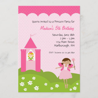 Einladung von Prinzessin Birthday Party