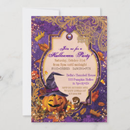 EINLADUNG VON PUMPKIN-HALLOWEEN-PARTY