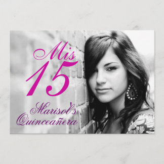 Einladung von Quinceañera