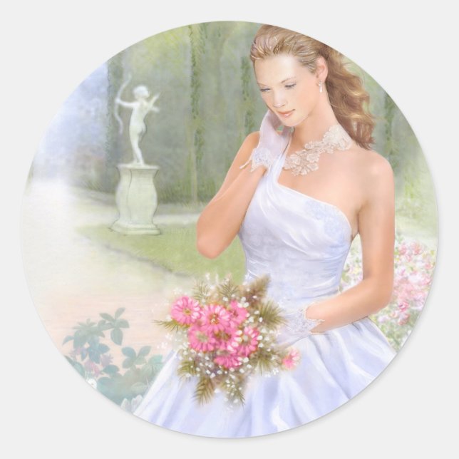 Einladung von Quinceanera Runder Aufkleber (Vorderseite)