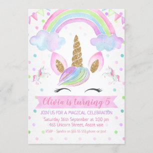 Einladung von Rainbow Unicorn
