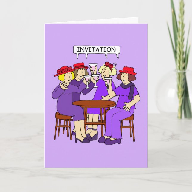 Einladung von Red Hat Ladys (Vorderseite)