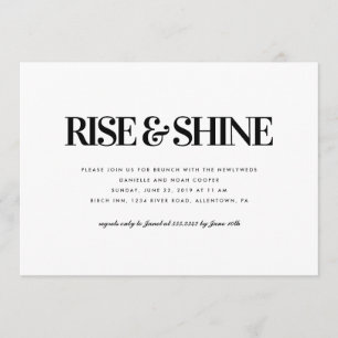 Einladung von Rise and Shine Brunch