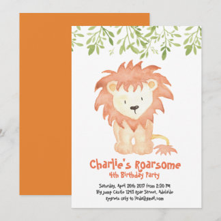 Einladung von Roarsome Birthday