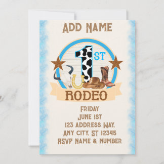 Einladung von Rodeo zum 1. Geburtstag