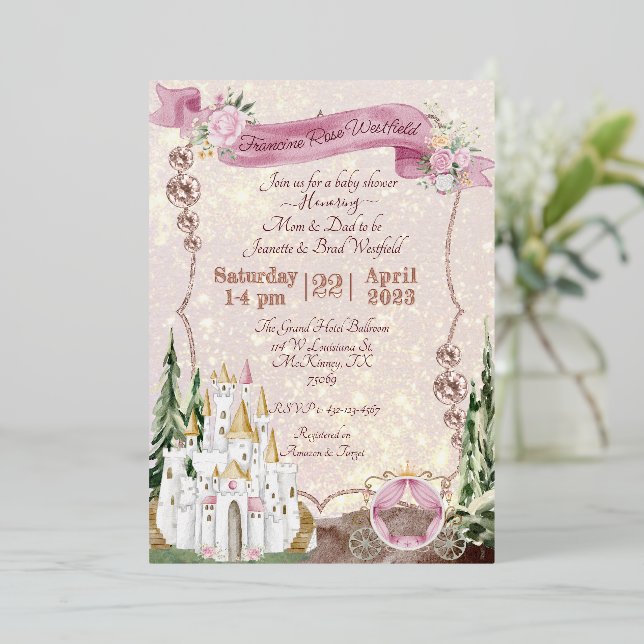 Einladung von Rose Gold Princess (Stehend vorne)