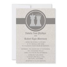 Einladung von Schach und Königin zur Hochzeit, Gra