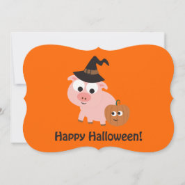 Einladung von Schweinefleisch-Halloween-Party