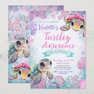 Einladung von Sea Turtle zum Geburtstag