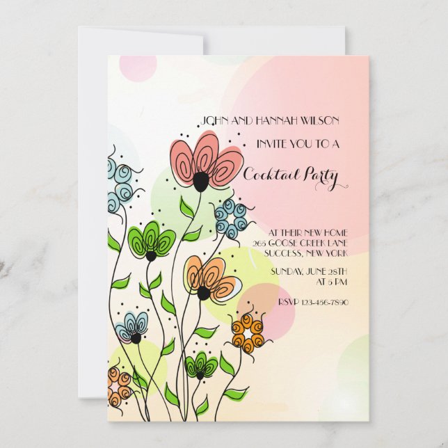 Einladung von Seeing Spots (Vorderseite)