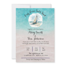 Einladung von Set Sail Hochzeit