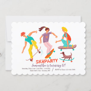 Einladung von Skateboardern