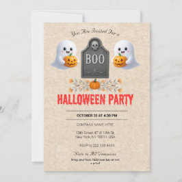 Einladung von Spooky Office-Halloween-Party