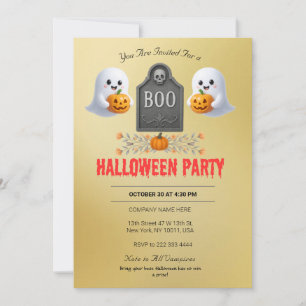 Einladung von Spooky Office-Halloween-Party