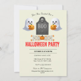 Einladung von Spooky Office-Halloween-Party