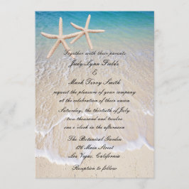 Einladung von Starfish Beach zur Hochzeit