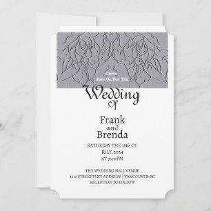 Einladung von Stone Rose Hochzeit
