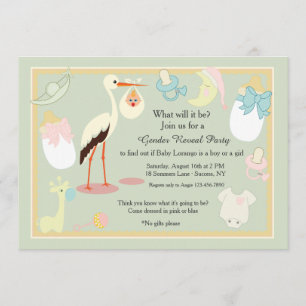 Einladung von Storchen