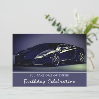 Einladung von Stylin Fast Car zum Geburtstag