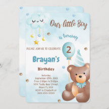 Einladung von Teddy Bear